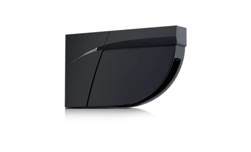 FLATSCAN SW 1 BEA FLATSCAN SW laser Time‑of‑Flight swing door safety sensor – top view.